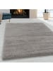 KADIMA DESIGN Teppich Hochflor Shaggy Uni Style Polypropylen Wohnzimmer in Beige