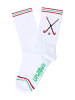 Unabux Sportsocken Touchdown in weiß/WRIST FLICK