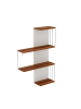 CALICOSY Wandregal CAMBEL in Walnuss - (W) 64  x (H) 96  x (L) 19  cm