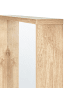 Beliani Dekospiegel ROSELL in Heller Holzfarbton - (W) 80 x (H) 65 x (L) 8 cm