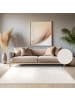 KADIMA DESIGN Teppich Kurzflor Struktur Wohnzimmer in Creme