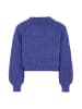 DreiMaster Vintage Damen Grobstrickpullover in BLAU