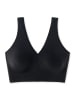 Schiesser Bustier Lasercut Invisible Soft in Schwarz