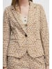 b.young Sweatblazer BYRIZETTA AOP BLAZER - 20811747  Sweatblazer mit Knopf-Verschluss in Braun