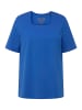 Ulla Popken Shirt in kobalt blau