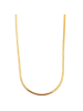 Adeliás Unisex Halskette – Schlangenkette aus Edelstahl in gold