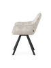 B&D Home 2er-Set: Drehstuhl DIETER in Grau - (B)56 x (H)84 x (T)61 cm