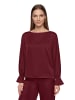 Vera Mont Satin-Bluse mit Fledermausärmeln in Deep Dahlia
