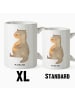 Mr. & Mrs. Panda XL Tasse Otter Bauch ohne Spruch in Weiß
