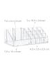 relaxdays Makeup Organizer in Transparent