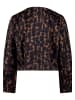 Zero  Casual-Blazer mit Jacquard in Brown/Black
