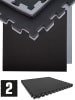 eyepower Profi Fitnessmatte Hestia 2er-Set in schwarz