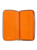 DuDu Up Geldbörse RFID Schutz Leder 20 cm lilac-orange
