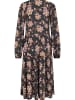 Noa Noa Langes Kleid EllenNN in Print Black-Purple