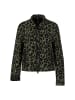 MARC CAIN SPORTS  Kurze Jacke mit Leo-Blumen-Print in Olive Drab