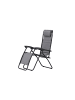 ebuy24 Liegestuhl Vulcano Grau 2er Set