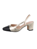 Ital-Design Pump in Gold und Schwarz