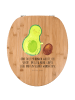 Mr. & Mrs. Panda Klo-Deckel Avocado Kern rollt mit Spruch in Braun