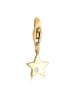 Nenalina Charm 925 Sterling Silber Stern, Astro, Sterne in Gold