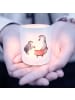Mr. & Mrs. Panda Windlicht Draußen Pinguin mit Kind ohne Spruch in Transparent