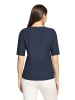 Betty Barclay Strukturshirt mit Rundhalsausschnitt in dunkelblau
