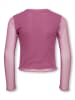 KIDS ONLY Langarmshirt KOGJADA LIFE L/S RHINESTONE MESH TOP in rose wine