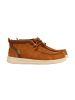 Hey Dude Wally Mid Gripr Classic – Hoher Mokassin mit Schnürung Braun