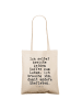 Mr. & Mrs. Panda Shopper Bag Ich selber brauche keinen... mit Sp... in Creme