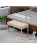 HOMCOM Bettbank in Beige 80L x 40B x 43H cm