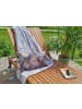 JACK Outdoor Dekokissen Motiv 30x50cm inkl. XXL Füllung in Wellen Braun