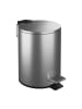 relaxdays Kosmetikeimer in Silber - 3 Liter