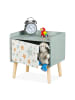 relaxdays Kinder-Nachttisch "Sterne" in Bunt - (B)40 x (H)41 x (T)30 cm