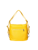 Viola Castellani Schultertasche Convertible Rucksack in YELLOW