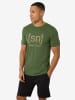 super.natural LOGO LINES TEE in grün