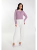 faina Damen Strickpullover in Mauve