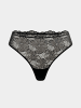 Erlich Textil  String CLASSY LACE STRING in black