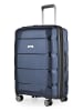 Hauptstadtkoffer Hartschalen-Koffer 66 cm 4 Rollen mit Erweiterung in Dunkelblau