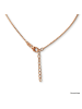 SilberDream 925 Silber vergoldet (Roségold 333) Damen SilberDream Kette  ca. 41,5cm