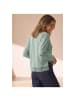 Street One Langarmshirt in eucalyptus green mel.