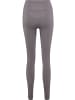 Hummel Leggings "Tif Seamless High Waist Tights" in Grau