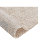 Beliani Kurzflor DARDERE in Beige/Blau - (W) 140 x (L) 200 cm