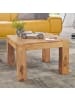 KADIMA DESIGN Couchtisch Massiv-Holz 60 cm breit Wohnzimmer-Tisch Design in Akazie