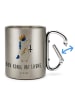Mr. & Mrs. Panda Kaffeetasse Einhorn König mit Schwert mit Spruch in Silber