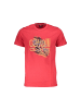 cavalli CLASS Rot Baumwolle Herren T-Shirt