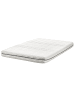 Beliani Matratze SERENITY in Weiß/Grau - (W) 140 x (H) 18 x (L) 200 cm H2/3 Mittel