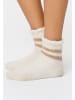 LINGADORE Fleece Socken Off white