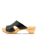 Woody Sandale in schwarz