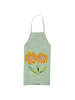 Mr. & Mrs. Panda Schürze Blume Sonnenblume ohne Spruch in Blattgrün
