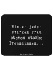 Mr. & Mrs. Panda Mouse Pad Spruch Hoffnung Freundinnen mit Spruch in Schwarz