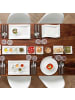 Villeroy & Boch 4er Set Gourmetteller NewWave 33 x 24 cm in weiß